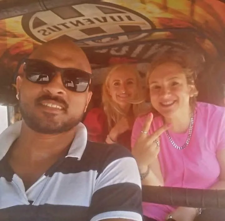 B. Subash with Tuk Tuk