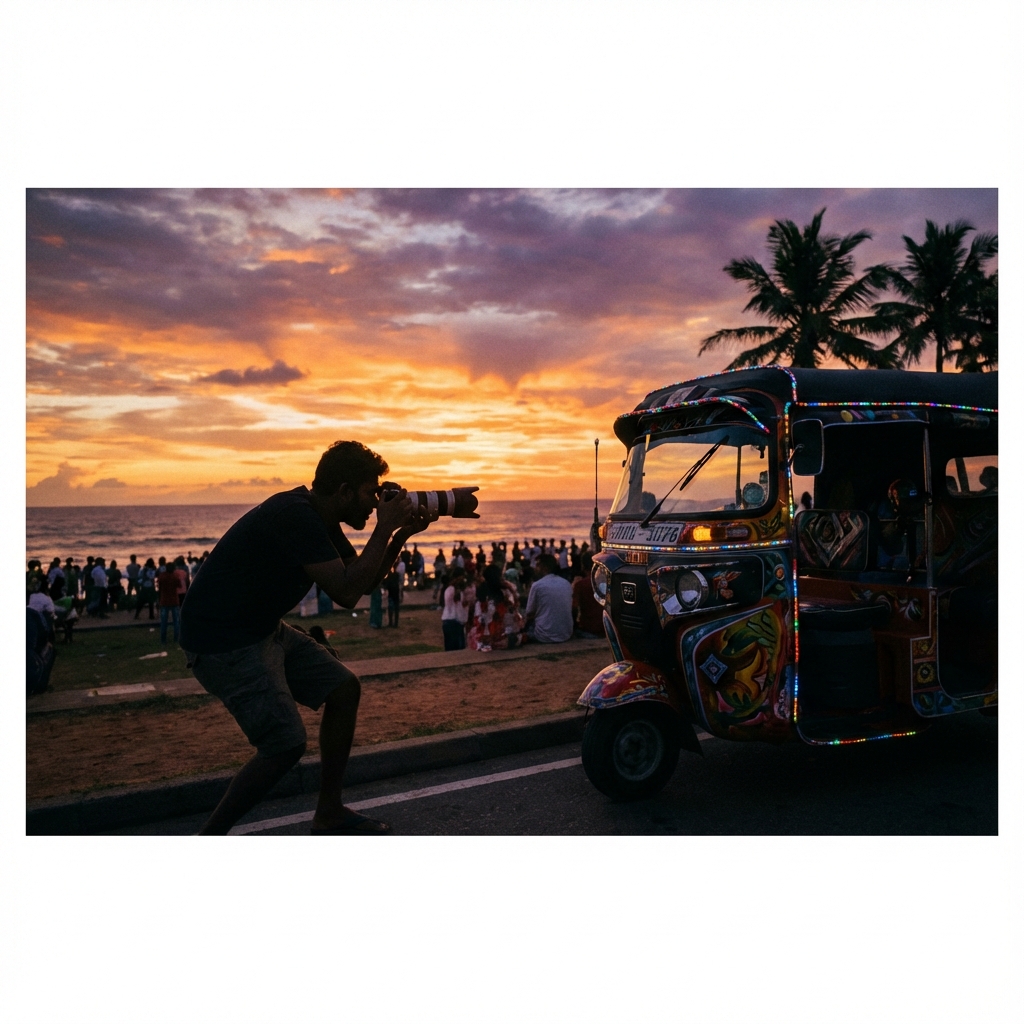 A vibrant street scene in Colombo, representing the hidden gems of the city.